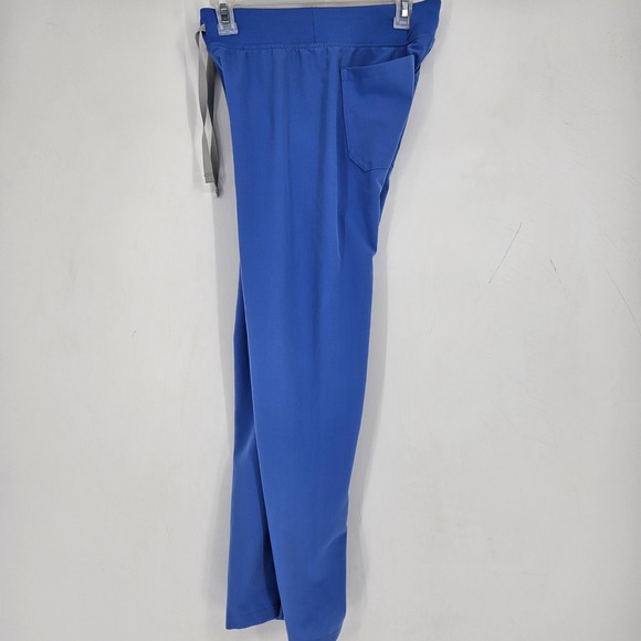 Figs Scrub Pants Womens XXS Petite Livingston Straight Leg Comfortable Blue - Picture 6 of 10